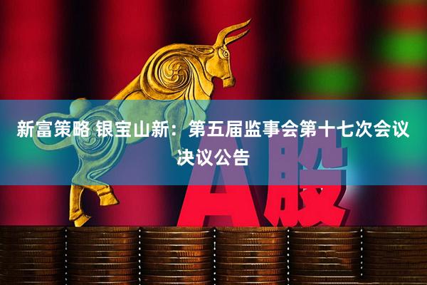 新富策略 银宝山新：第五届监事会第十七次会议决议公告