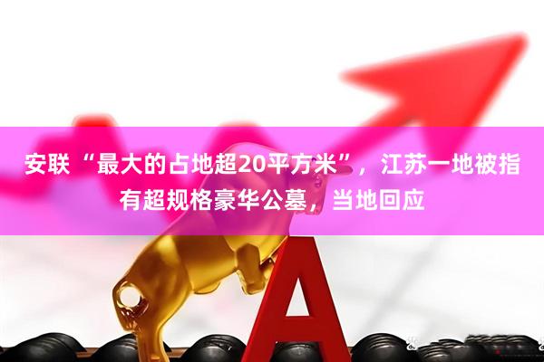 安联 “最大的占地超20平方米”，江苏一地被指有超规格豪华公墓，当地回应