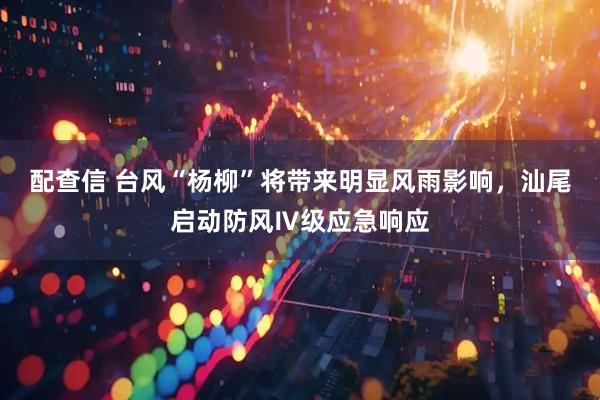 配查信 台风“杨柳”将带来明显风雨影响，汕尾启动防风Ⅳ级应急响应